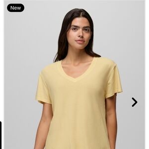 PrAna Casual Cozy Up Scoop Neck Tee